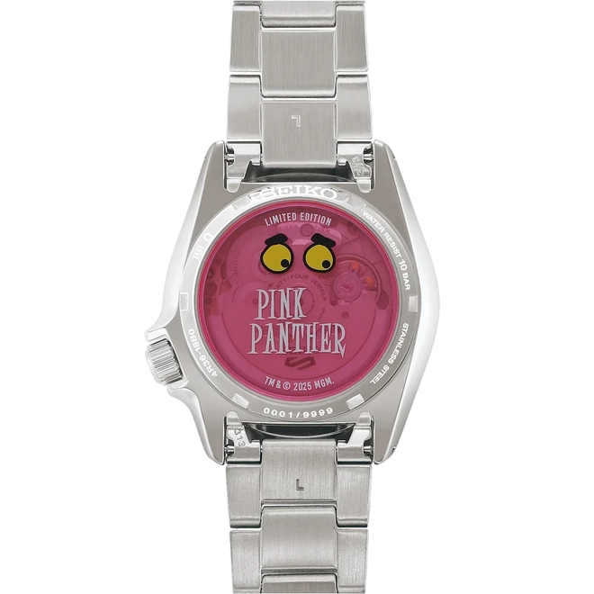 Relógio Seiko 5 Sports Edição Limitada Pantera Cor de Rosa - SRPM07K1 R1SX EL 2