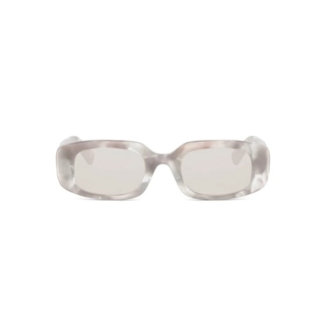 Óculos de Sol Bvlgari BV40084I_4855C Acetato Cinza Mesclado com lentes na cor Cinza 2