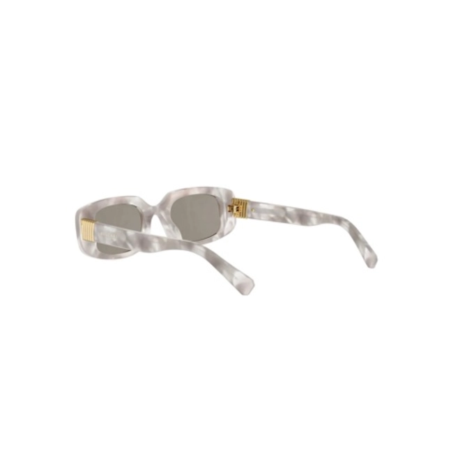 Óculos de Sol Bvlgari BV40084I_4855C Acetato Cinza Mesclado com lentes na cor Cinza 5