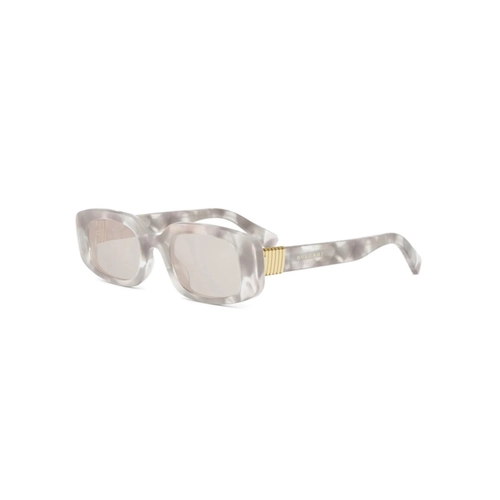 Óculos de Sol Bvlgari BV40084I_4855C Acetato Cinza Mesclado com lentes na cor Cinza