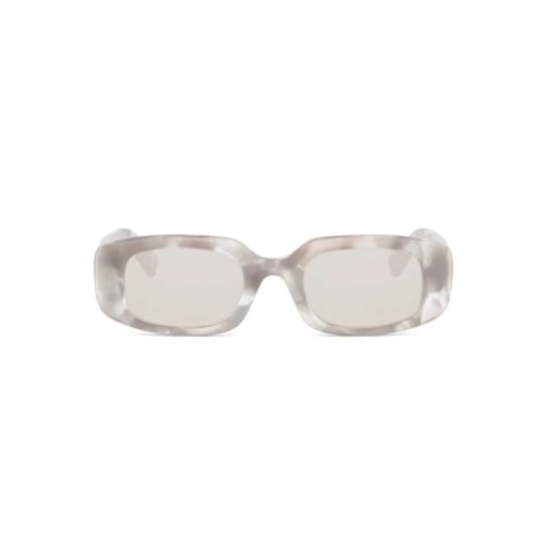 Óculos de Sol Bvlgari BV40084I_4855C Acetato Cinza Mesclado com lentes na cor Cinza
