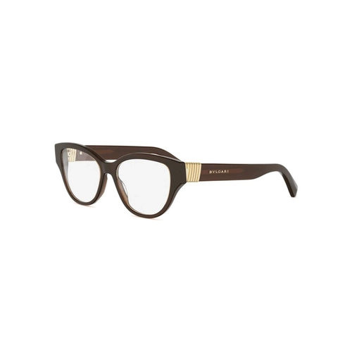 Óculos de Grau Bvlgari BV50075I_52050 Acetato Marrom
