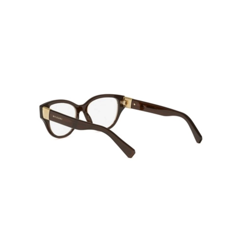Óculos de Grau Bvlgari BV50075I_52050 Acetato Marrom