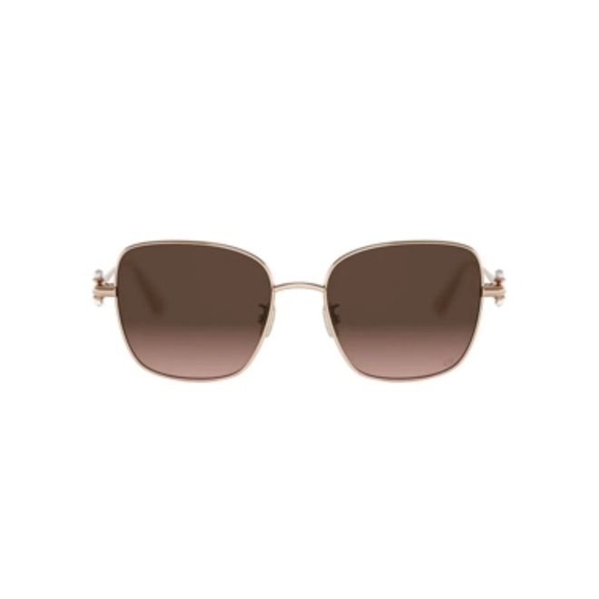 Óculos de Sol Christian Dior DiorTribales S1U CD40234U_5510K Metal Bronze com lentes na cor Marrom Degradê 2