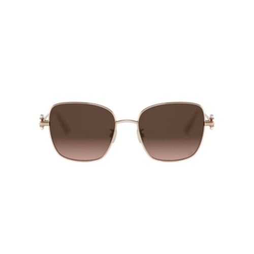 Óculos de Sol Christian Dior DiorTribales S1U CD40234U_5510K Metal Bronze com lentes na cor Marrom Degradê