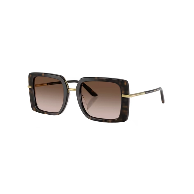 Óculos de Sol Dolce & Gabbana 0DG4491 32171352 Acetato Marrom Mesclado com lentes na cor Marrom Degradê 1