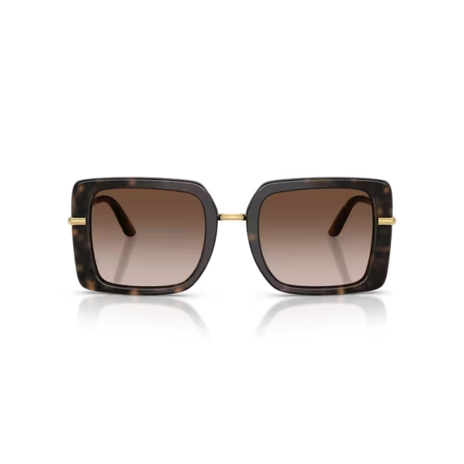 Óculos de Sol Dolce & Gabbana 0DG4491 32171352 Acetato Marrom Mesclado com lentes na cor Marrom Degradê 2