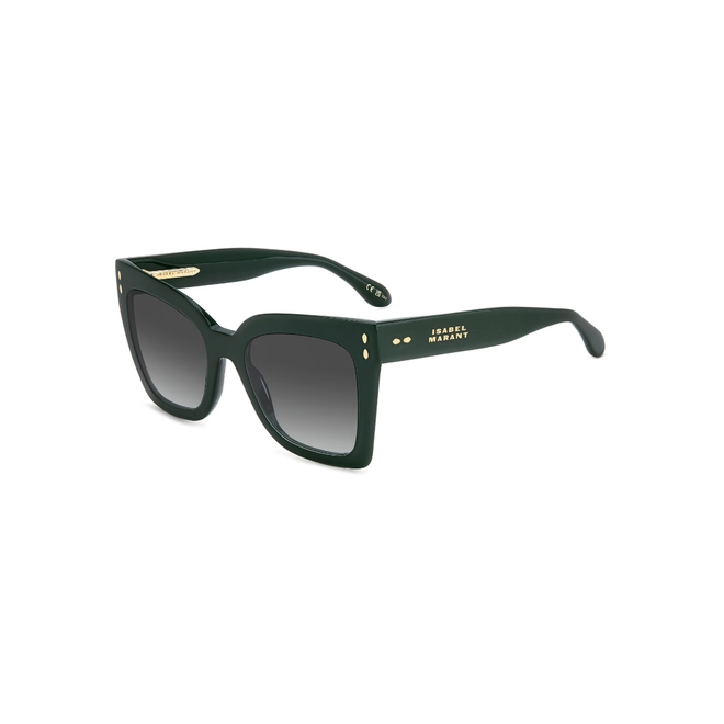 Óculos de Sol Isabel Marant IM 0188/S 1EDIB 53/22 Acetato Verde com lentes na cor Cinza Degradê 1