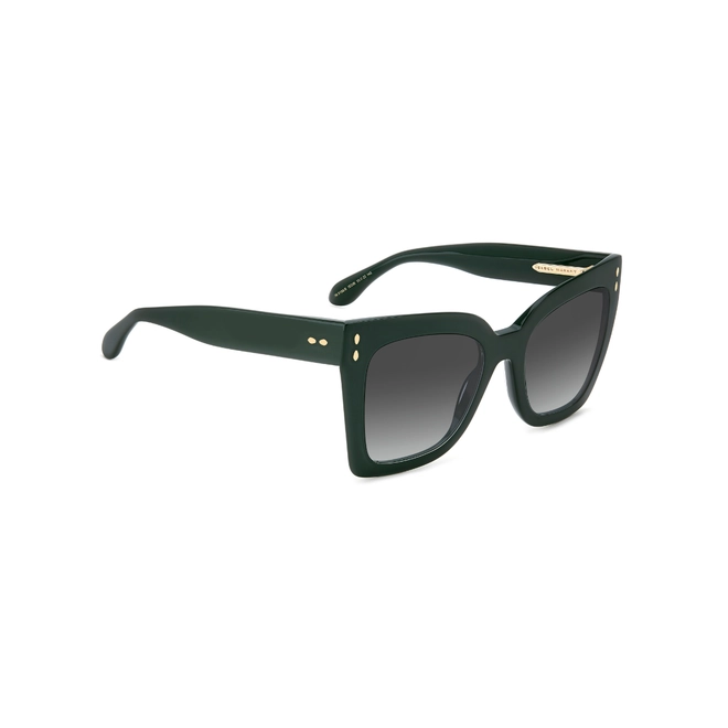 Óculos de Sol Isabel Marant IM 0188/S 1EDIB 53/22 Acetato Verde com lentes na cor Cinza Degradê 3