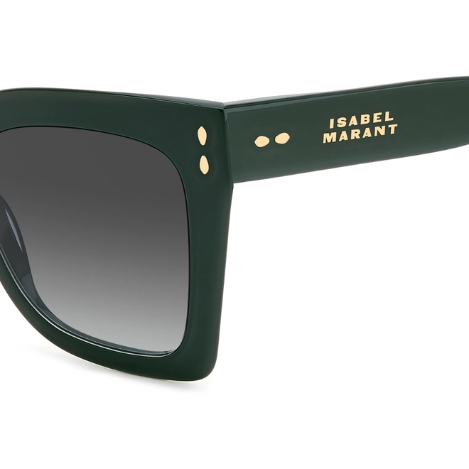 Óculos de Sol Isabel Marant IM 0188/S 1EDIB 53/22 Acetato Verde com lentes na cor Cinza Degradê 4