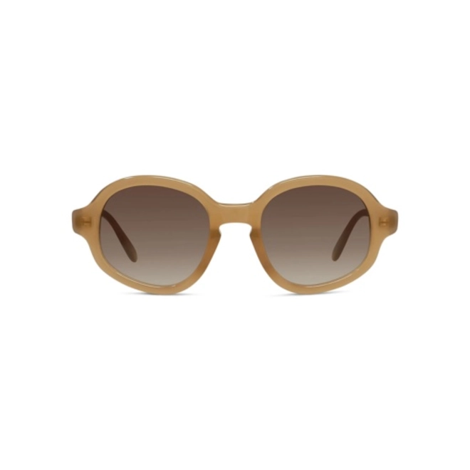 Óculos de Sol Loewe LW40184U_5050F Acetato Marrom com lentes na cor Marrom Degradê 2