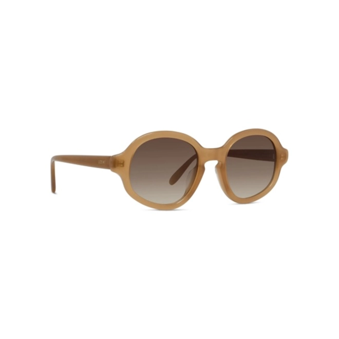Óculos de Sol Loewe LW40184U_5050F Acetato Marrom com lentes na cor Marrom Degradê 3