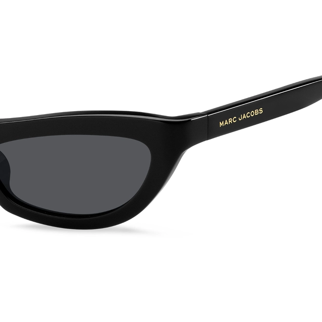 Óculos de Sol Marc Jacobs MARC 797/S 807 54IR Acetato Preto com lentes na cor Cinza 4