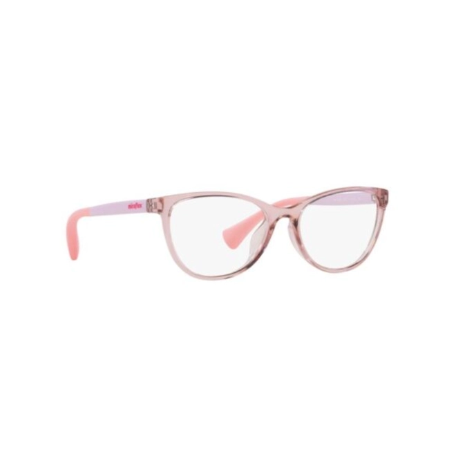 Óculos de Grau Infantil Miraflex 0MF4010 L358 51 Acetato Rosa Claro 3