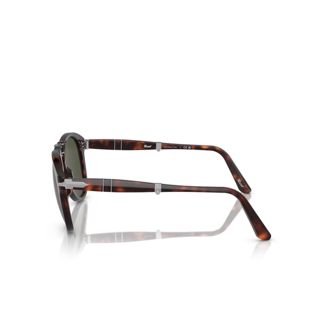 Óculos de Sol Persol 0PO0714 24/31 54 Acetato Marrom Mesclado com lentes na cor Verde 3