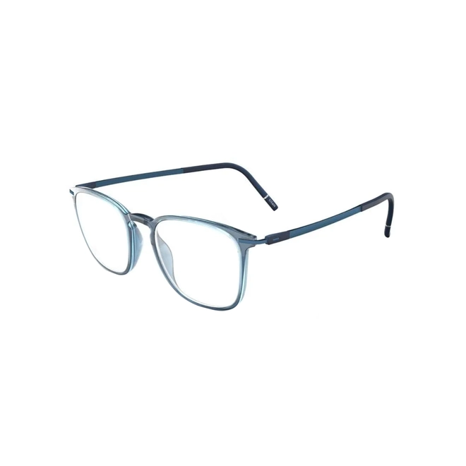 Óculos de Grau Silhouette Rising Dawn 2963/75 4540 51 Acetato Azul 1