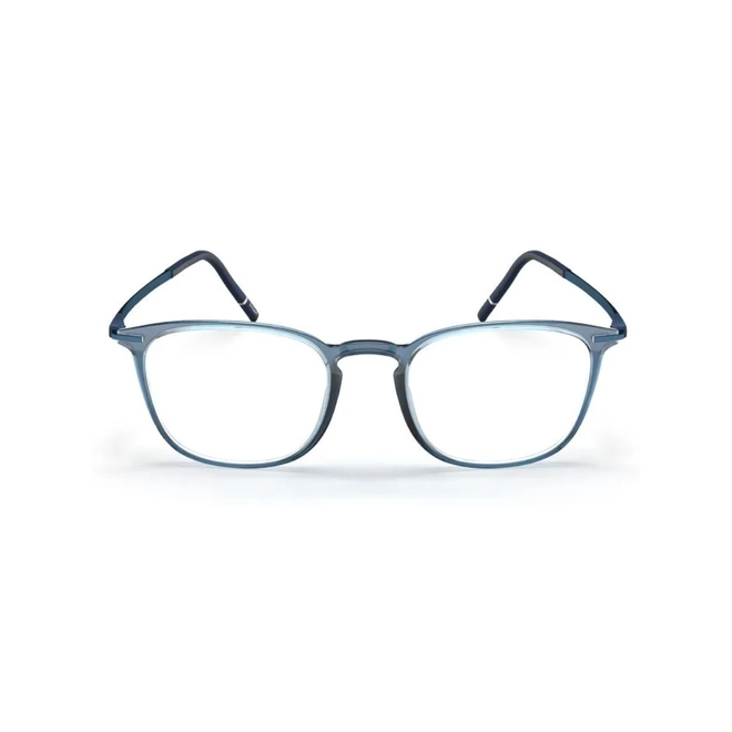 Óculos de Grau Silhouette Rising Dawn 2963/75 4540 51 Acetato Azul 2