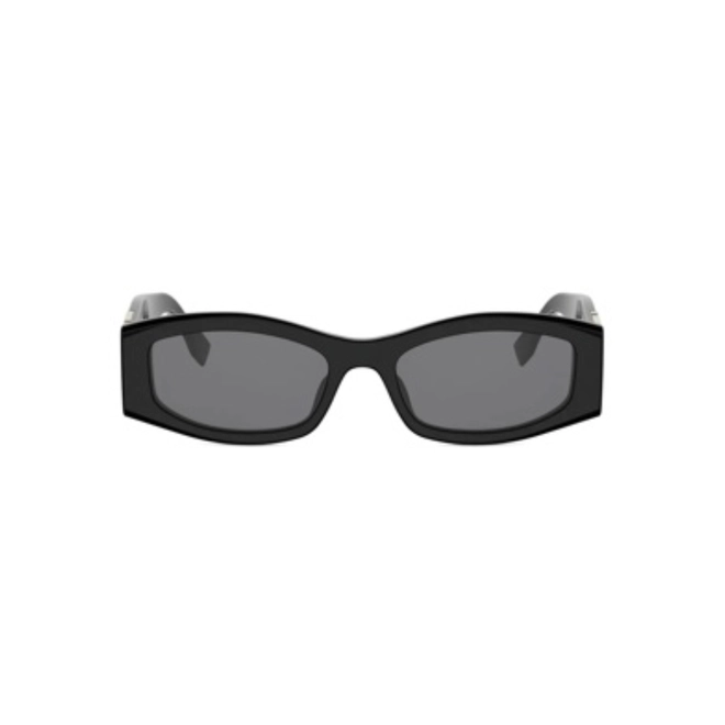 Óculos de Sol Fendi FE40204I_5401A Acetato Preto com lentes na cor Fumê 2
