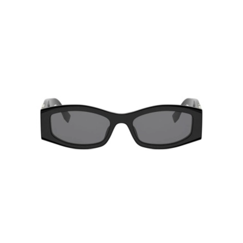 Óculos de Sol Fendi FE40204I_5401A Acetato Preto com lentes na cor Fumê
