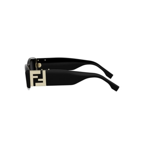 Óculos de Sol Fendi FE40204I_5401A Acetato Preto com lentes na cor Fumê