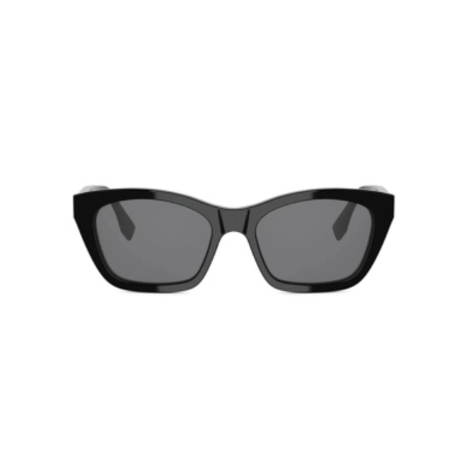 Óculos de Sol Fendi FE40205I_5401A Acetato Preto com lentes na cor Fumê 2
