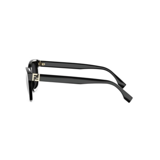 Óculos de Sol Fendi FE40205I_5401A Acetato Preto com lentes na cor Fumê 4