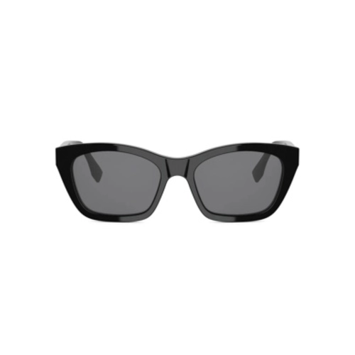 Óculos de Sol Fendi FE40205I_5401A Acetato Preto com lentes na cor Fumê
