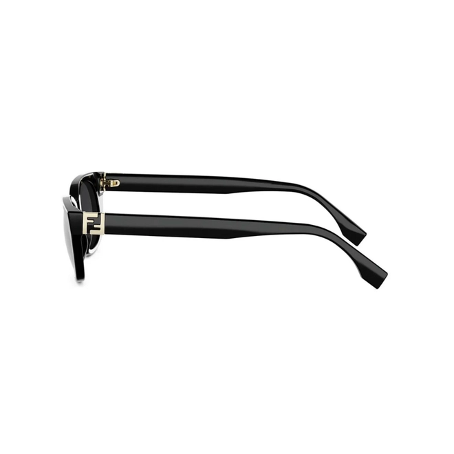 Óculos de Sol Fendi FE40206I_5101A Acetato Preto com lentes na cor Fumê 4