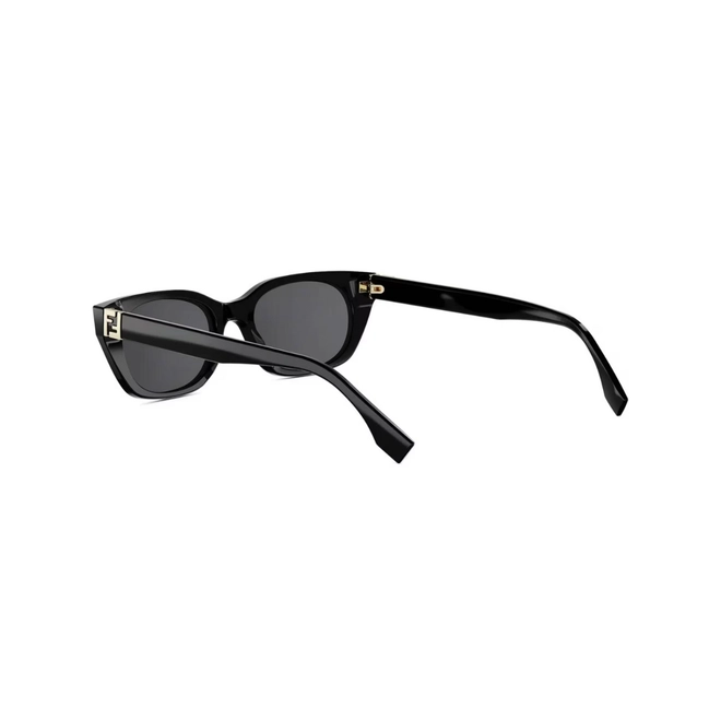 Óculos de Sol Fendi FE40206I_5101A Acetato Preto com lentes na cor Fumê 5