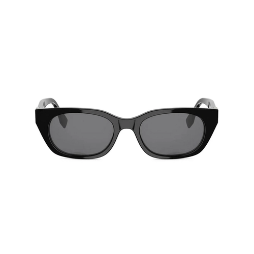 Óculos de Sol Fendi FE40206I_5101A Acetato Preto com lentes na cor Fumê