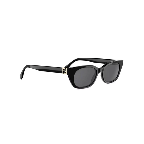 Óculos de Sol Fendi FE40206I_5101A Acetato Preto com lentes na cor Fumê