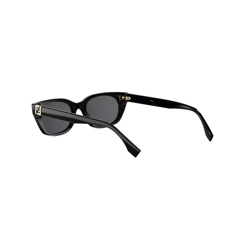 Óculos de Sol Fendi FE40206I_5101A Acetato Preto com lentes na cor Fumê