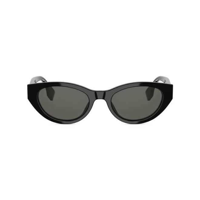 Óculos de Sol Fendi FE40209I_5101A Acetato Preto com lentes na cor Fumê 2
