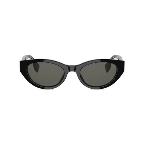 Óculos de Sol Fendi FE40209I_5101A Acetato Preto com lentes na cor Fumê