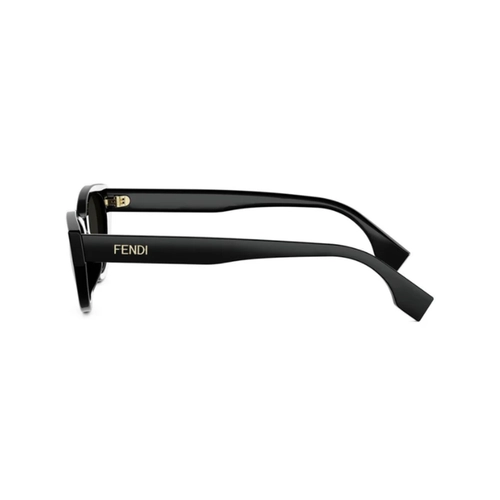 Óculos de Sol Fendi FE40209I_5101A Acetato Preto com lentes na cor Fumê