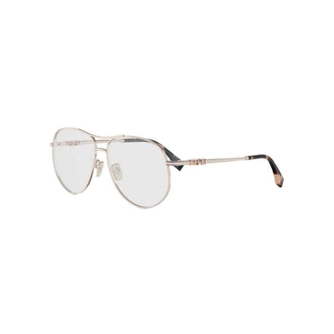 Óculos de Grau Fendi FE50142U_59028 Metal Dourado 1