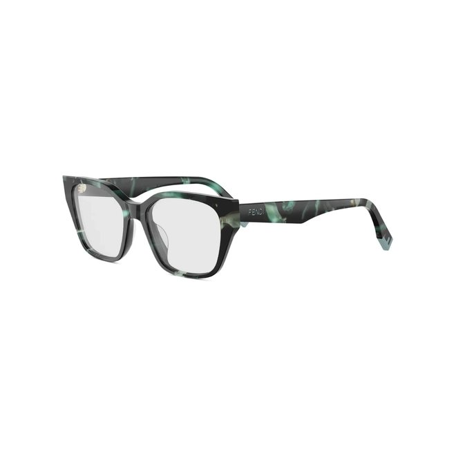 Óculos de Grau Fendi FE50001I_52098 Acetato Azul Turquesa Mesclado 1