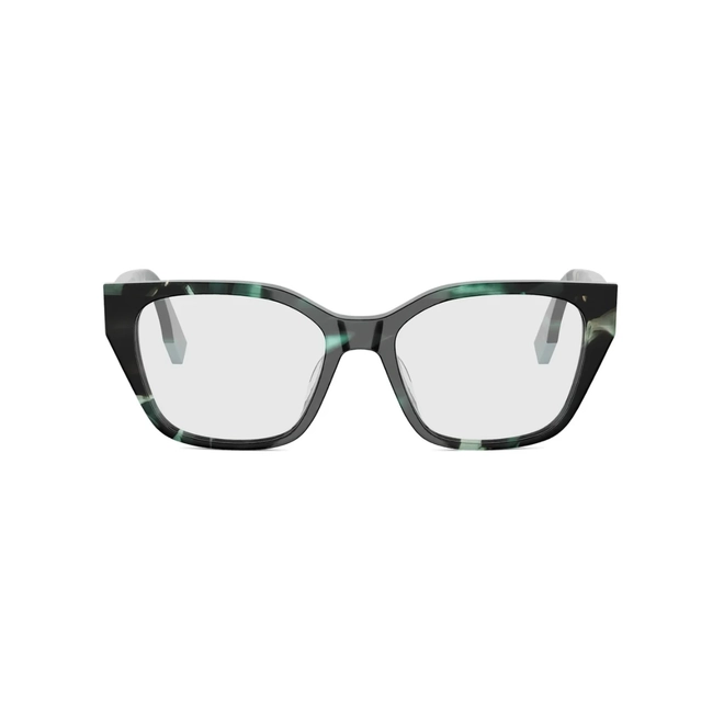 Óculos de Grau Fendi FE50001I_52098 Acetato Azul Turquesa Mesclado 2