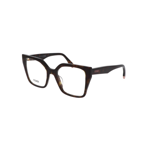 Óculos de Grau Fendi FE50002I_54059 Acetato Marrom Mesclado