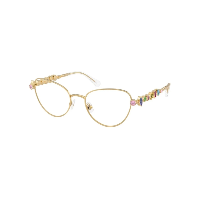 Óculos de Grau Swarovski 0SK1024 404M 53 Metal Dourado 1