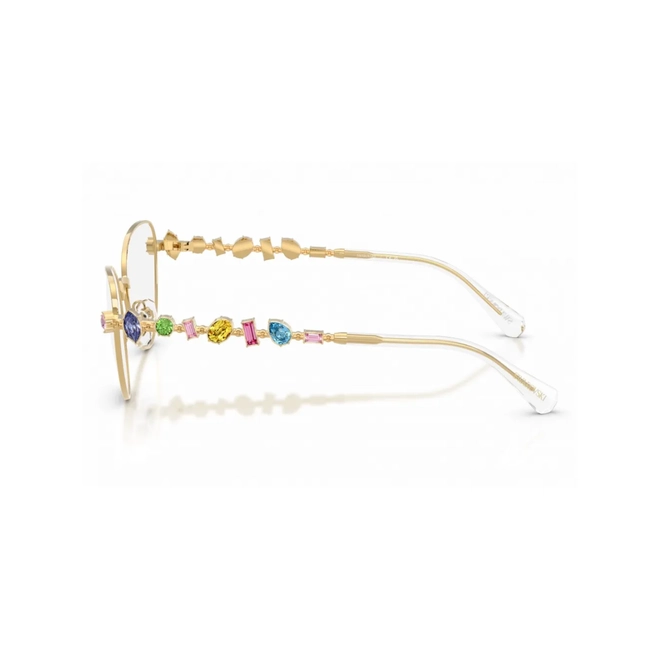Óculos de Grau Swarovski 0SK1024 404M 53 Metal Dourado 3