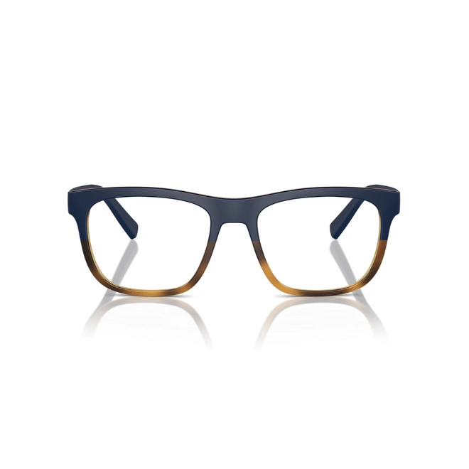 Óculos de Grau Armani Exchange 0AX3050 8246 53 Acetato Preto e Marrom Mesclado 2
