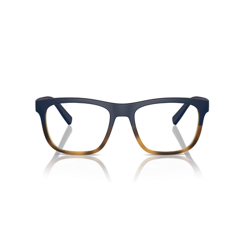 Óculos de Grau Armani Exchange 0AX3050 8246 53 Acetato Preto e Marrom Mesclado