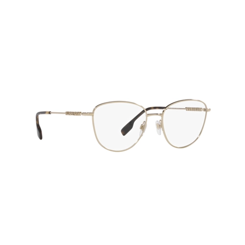 Óculos de Grau Burberry 0BE1376 1340 55 Metal Dourado