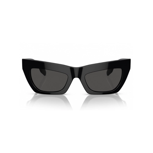 Óculos de Sol Burberry 0BE4405 30018751 Acetato Preto com lentes na cor Cinza Escuro