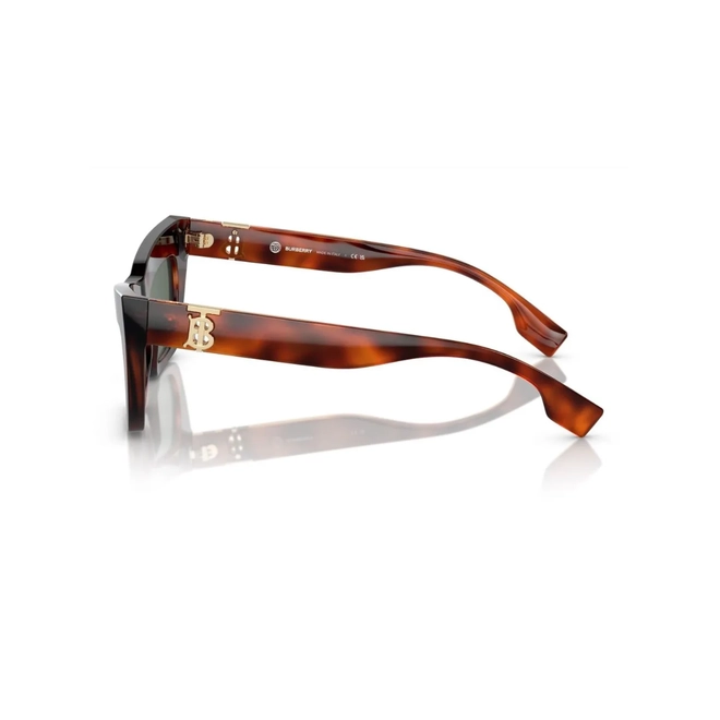Óculos de Sol Burberry 0BE4405 33167151 Acetato Marrom Mesclado com lentes na cor Verde Escuro 3