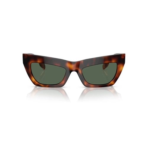 Óculos de Sol Burberry 0BE4405 33167151 Acetato Marrom Mesclado com lentes na cor Verde Escuro