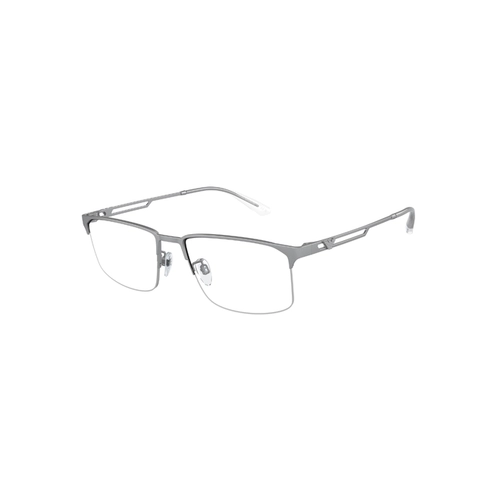 Óculos de Grau Emporio Armani 0EA1143 3045 57 Metal Cinza Fosco