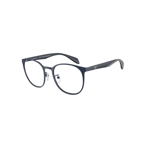 Óculos de Grau Emporio Armani 0EA1148 3018 52 Metal Azul Fosco