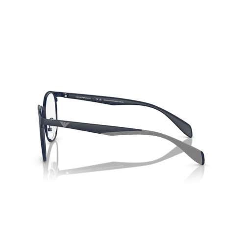 Óculos de Grau Emporio Armani 0EA1148 3018 52 Metal Azul Fosco